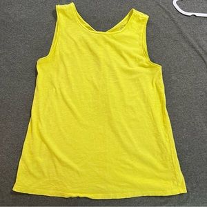 Loft Yellow Twist Back Tank
